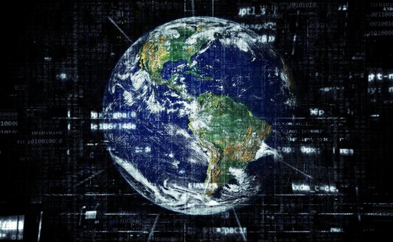 Belle photo de la Terre vue de l'espace...