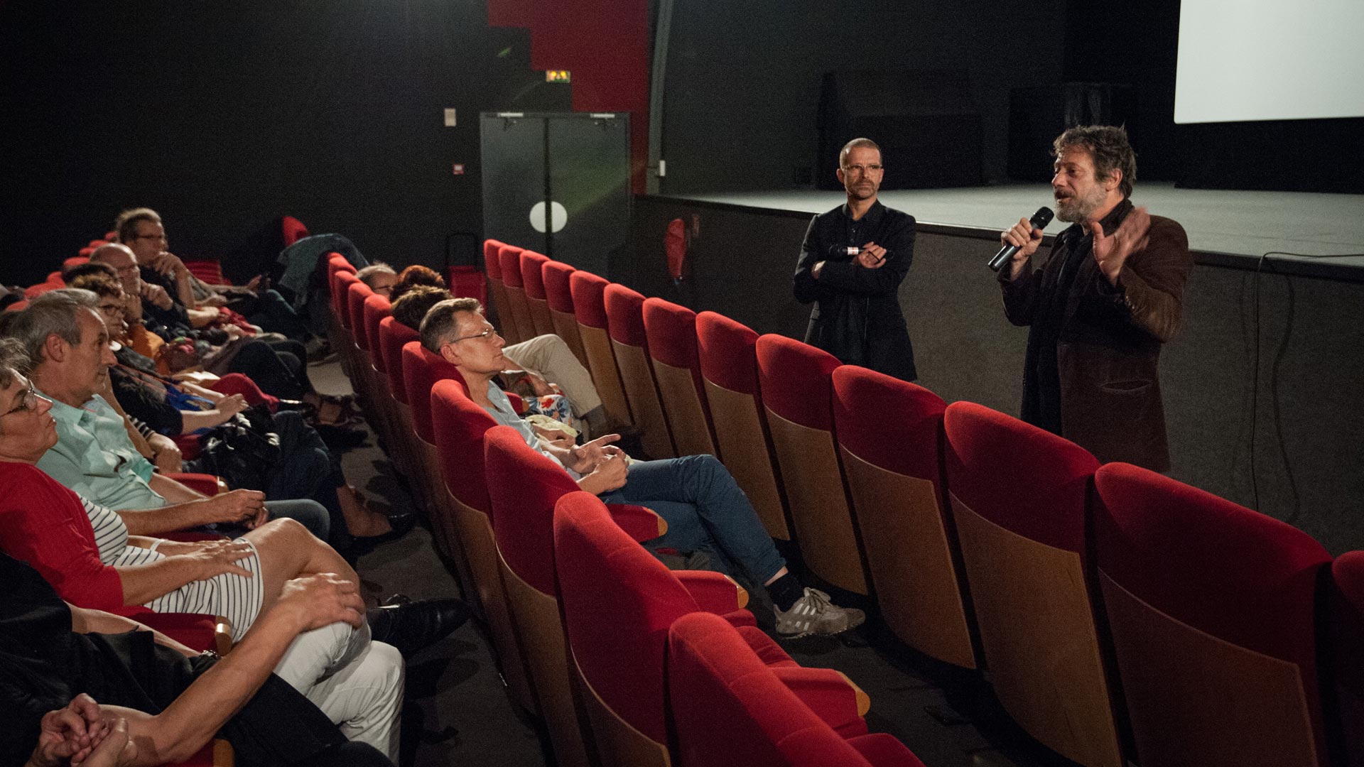 Mathieu Amalric au cinéma Jacques Tati - Agrandir l'image, .JPG 301Ko (fenêtre modale)